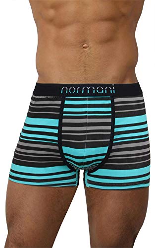 normani 4 x Herren Boxershorts Bequeme Unterhosen für Männer - Retroshorts mit hohem Baumwollanteil und bunten Motiven Farbe Dimension Level Größe XXL von normani