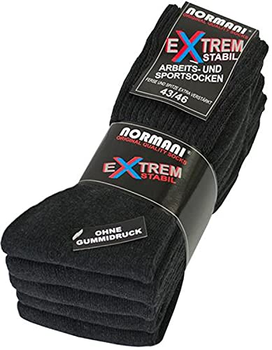 normani 5 Paar Arbeitssocken/Sportsocken – Extra verstärkte Sohle & Ferse – 92 % Baumwolle – Atmungsaktiv & robust für Beruf & Freizeit Farbe ANTHRAZIT Größe 43-46 normani 5 Paar Arbeitssocken/Sportsocken – Extra verstärkte Sohle & Ferse – 92 % Baumwolle – Atmungsaktiv & robust für Beruf & Freizeit Farbe ANTHRAZIT Größe 43-46 von normani