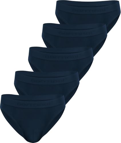 normani 5er Pack Herren Slips Unterhosen aus klimaregulierender Bio-Baumwolle mit Elasthan Farbe Blau Größe 3XL von normani