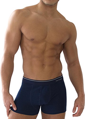 normani 6 Paar Herren Boxershorts/Herren Unterwäsche - aus Baumwolle mit Elasthan Farbe Marine Größe L von normani