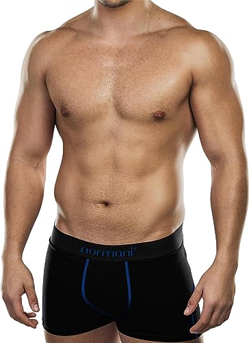 normani 6X Herren Unterhosen Boxershorts für Männer aus Baumwolle Hochwertige Unterwäsche in S - 4XL Farbe Dunkelblau Größe L von normani