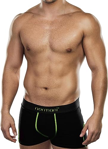 normani 6X Herren Unterhosen Boxershorts für Männer aus Baumwolle Hochwertige Unterwäsche in S - 4XL Farbe Grün Größe XXL von normani