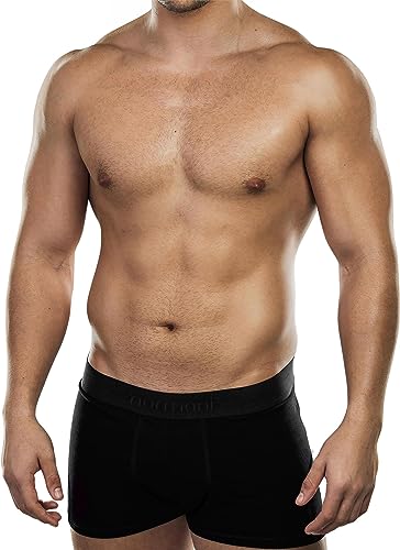 normani 6X Herren Unterhosen Boxershorts für Männer aus Baumwolle Hochwertige Unterwäsche in S - 4XL Farbe Schwarz Größe XXL von normani