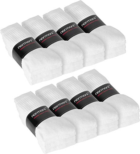 normani 8, 16, 24 oder 32 Paar Sport- und Freizeitsocken für jeden Tag. Klassische Tennissocken Farbe Weiß - 16 Paar Größe 43/46 normani 8, 16, 24 oder 32 Paar Sport- und Freizeitsocken für jeden Tag. Klassische Tennissocken Farbe Weiß - 16 Paar Größe 43/46 von normani