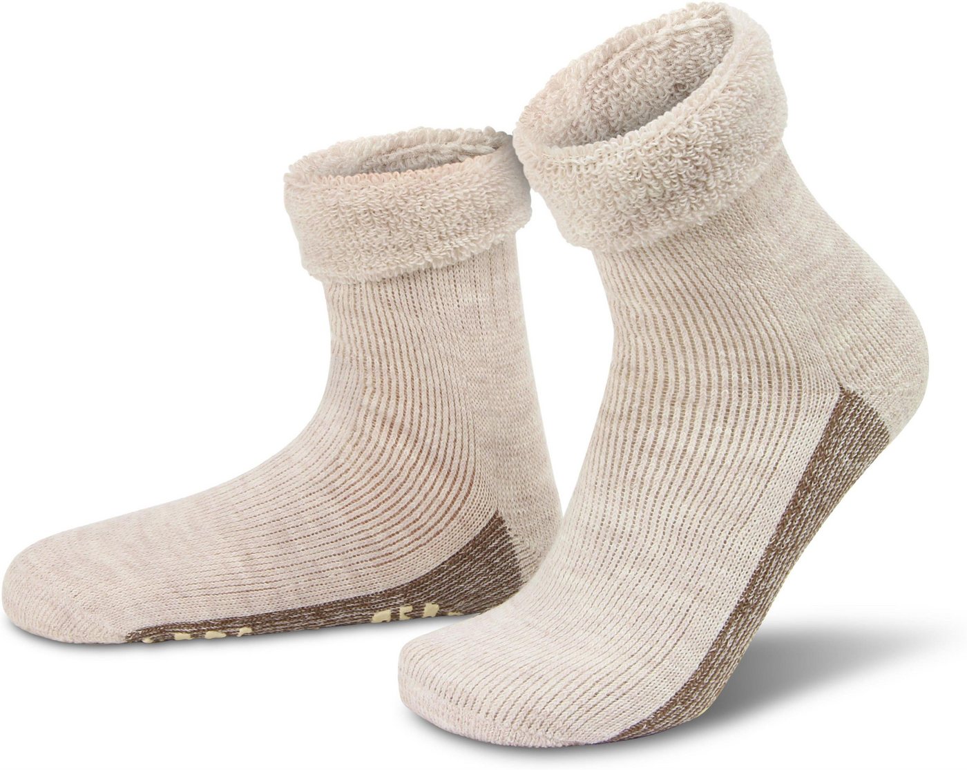 normani ABS-Socken Alpaka-Wollsocken mit ABS-Druck (1 Paar) hochwertige Alpaka-Wolle von normani