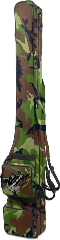 normani Angelrutentasche Rutentasche 1,70 m RodBox Double, Rutenfutteral Angeltasche Rutenrucksack mit 2 Rutenfächern für 4 Ruten normani Angelrutentasche Rutentasche 1,70 m RodBox Double, Rutenfutteral Angeltasche Rutenrucksack mit 2 Rutenfächern für 4 Ruten von normani