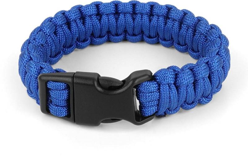 normani Armband Survival-Armband Paracord 17 mm Large (1-tlg), Survival Armband aus geflochtener Paracord mit Clipverschluss von normani