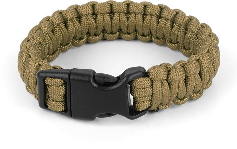 normani Armband Survival-Armband Paracord 17 mm Medium (1-tlg), Survival Armband aus geflochtener Paracord mit Clipverschluss von normani