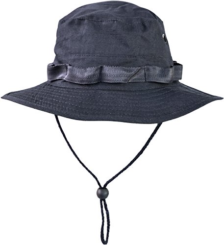 normani Australian Outdoor Hut Boonie Hat in vielen Farben und Grössen Farbe Marine Größe L von normani