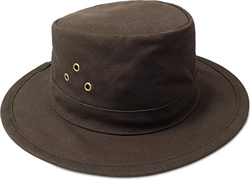 normani Australian Traveller Buschhut Canvas Hat 'Uluru' Farbe Braun Größe L von normani