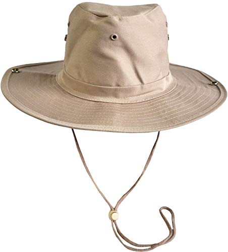 normani Australischer Buschhut/Wanderhut - Atmungsaktiv perfekt geeignet zum Campen und Wandern Farbe Khaki Größe 57 normani Australischer Buschhut/Wanderhut - Atmungsaktiv perfekt geeignet zum Campen und Wandern Farbe Khaki Größe 57 von normani
