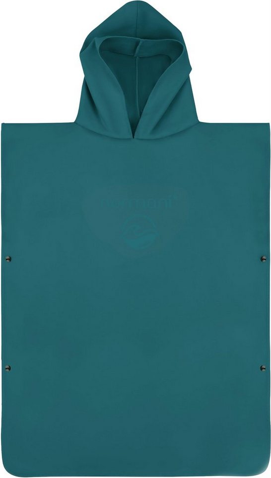normani Badeponcho Kinder Mikrofaser Badeponcho 10-13 Jahre Camuy, Polyester, Kapuze, Schlupf, Bade Handtuch mit Ärmeln aus recyceltem Material von normani