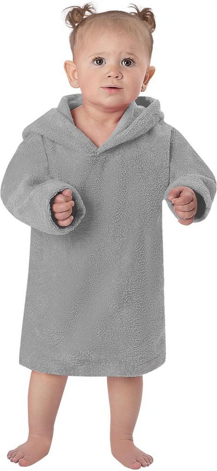 normani Badeponcho Kinder langarm Poncho (0-2 Jahre) Pichilemu, Baumwolle, Kapuze, Schlupf, Kinderponcho mit trocknender Baumwoll-Innenseite von normani