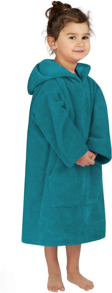 normani Badeponcho Kinder langarm Poncho 2-5 Jahre Pichilemu, Baumwolle, Kapuze, Schlupf, Kinderponcho mit trocknender Baumwoll-Innenseite normani Badeponcho Kinder langarm Poncho 2-5 Jahre Pichilemu, Baumwolle, Kapuze, Schlupf, Kinderponcho mit trocknender Baumwoll-Innenseite von normani