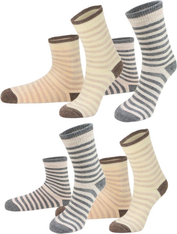 normani Basicsocken 2 Paar Kinder Alpaka Socken (2 Paar) wärmend dank hohem Wollanteil von normani