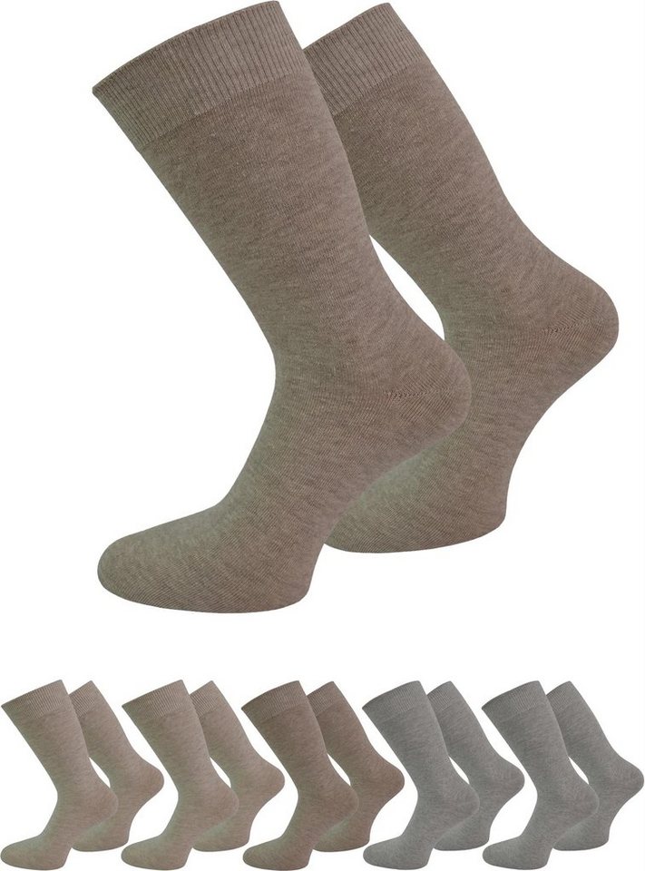 normani Basicsocken 6 Paar Herrensocken For Men (6er-Set, 6 Paar) handgekettelte Fußspitze von normani