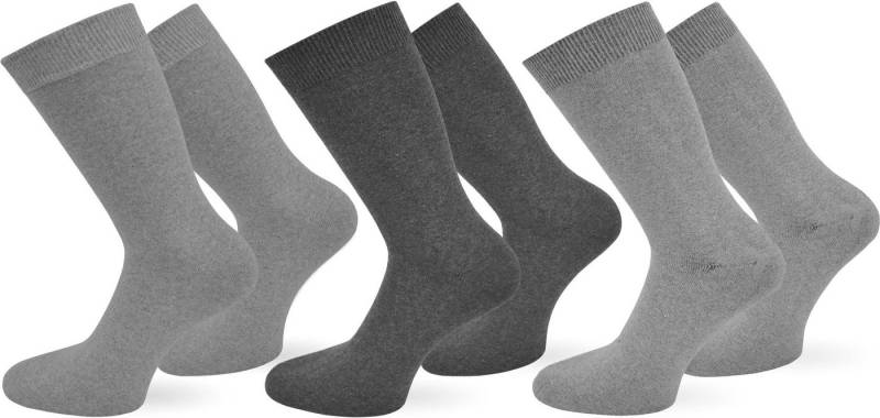 normani Basicsocken 6 Paar Herrensocken For Men (6er-Set, 6 Paar) handgekettelte Fußspitze von normani