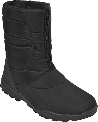 normani Canadian Snowboots Schnee Schuhe mit Frontreißverschluss Farbe Schwarz Größe 38 EU von normani