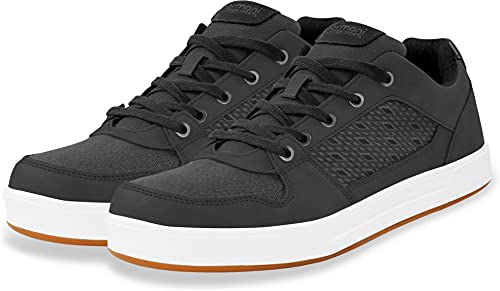 normani Cotton Canvas Herren Sneaker Halbschuhe mit Schnürsenkel Farbe Dunkelgrau Größe 40 von normani