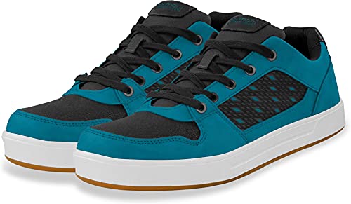 normani Cotton Canvas Herren Sneaker Halbschuhe mit Schnürsenkel Farbe Petrol Größe 39 von normani