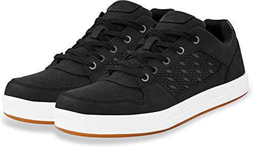 normani Cotton Canvas Herren Sneaker Halbschuhe mit Schnürsenkel Farbe Schwarz Größe 38 von normani