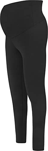 normani Damen Merino Umstands-Hose Umstandsmode Umstandsleggins Blickdicht mit elastischem Bund - Schwangerschaftshose Unterhose mit Bauch - aus RWS zertifizierter Merinowolle Farbe Anthrazit Größe M von normani