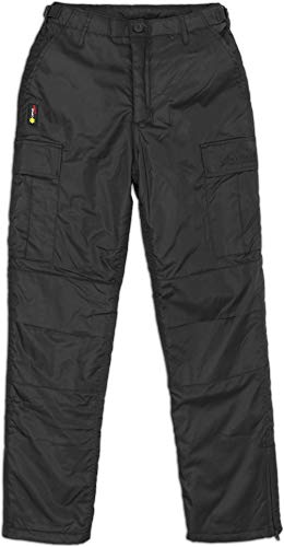 normani Damen Winter Thermohose Gefüttert und Wasserdicht (XS-L) Farbe Dunkelschwarz Größe L von normani