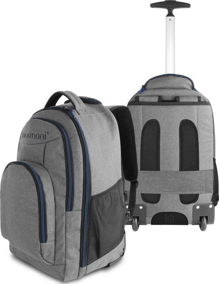 normani Daypack Rucksack mit Trolleyfunktion 30 Liter Yori, Trolley-Rucksack mit Rollen von normani