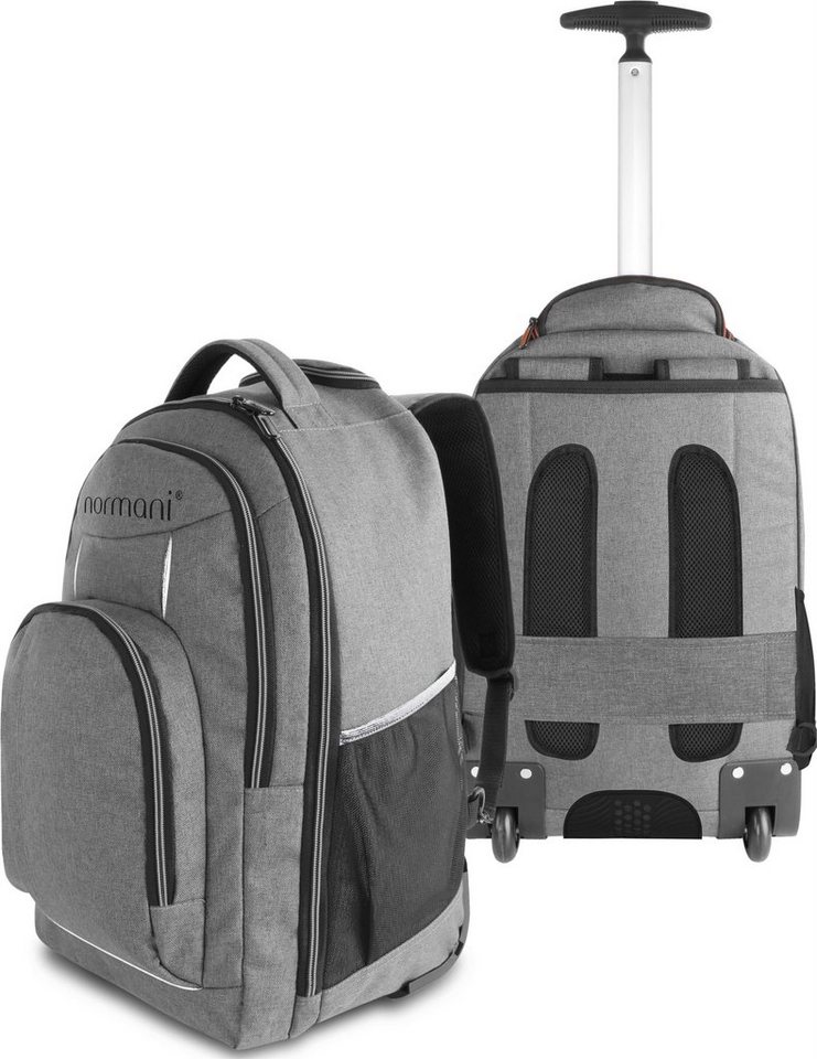 normani Daypack Rucksack mit Trolleyfunktion 30 Liter Yori, Trolley-Rucksack mit Rollen von normani