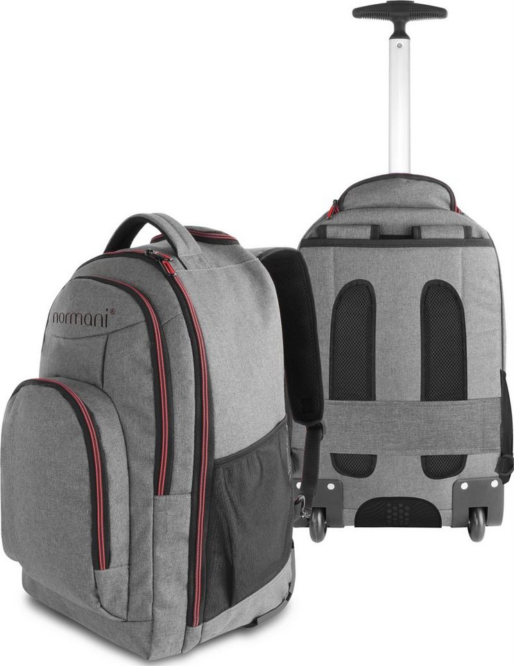 normani Daypack Rucksack mit Trolleyfunktion 30 Liter Yori, Trolley-Rucksack mit Rollen von normani