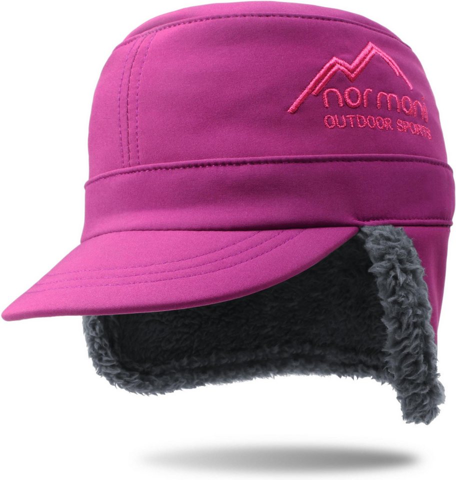 normani Erstlingsmütze Kinder Wintercap Snowfella Kids Kids Wintermütze Outdoormütze Spielmütze mit Ohrenschutz und Fleece-Innenfutter von normani