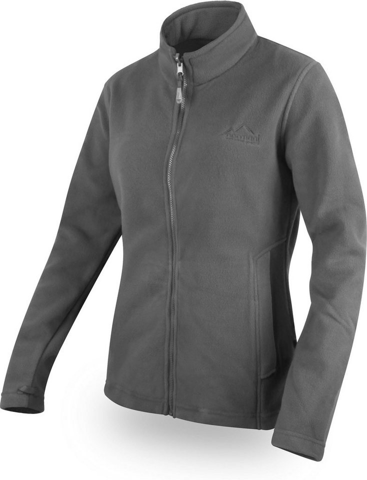 normani Fleecejacke Damen Fleecejacke Laanila Übergangsjacke mit Stehkragen und Taschen Microfleece Outdoor-Jacke Reisejacke Winterjacke von normani