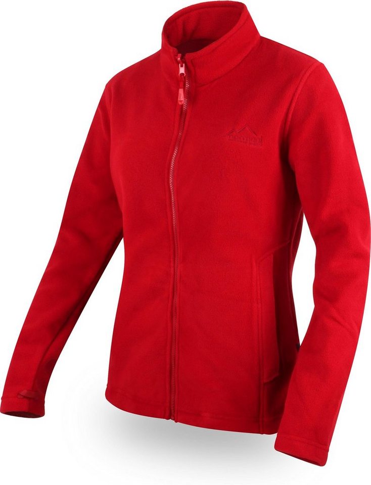 normani Fleecejacke Damen Fleecejacke Laanila Übergangsjacke mit Stehkragen und Taschen Microfleece Outdoor-Jacke Reisejacke Winterjacke von normani