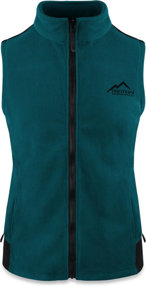 normani Fleeceweste Damen Fleeceweste Barrie Übergangsweste mit Reißverschlusstaschen - Ärmellose Jacke von normani