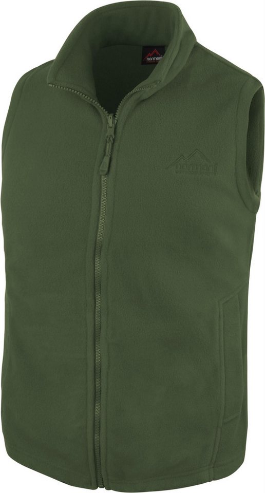 normani Fleeceweste Herren Fleeceweste Jovik Übergangsweste mit Einschubtaschen Outdoorweste Winterweste von normani