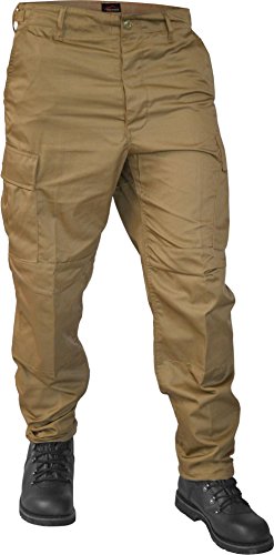 normani Freizeithose/BDU/US Ranger Hose mit seitlich verstellbaren Taillenweite Farbe Coyote Größe 3XL von normani