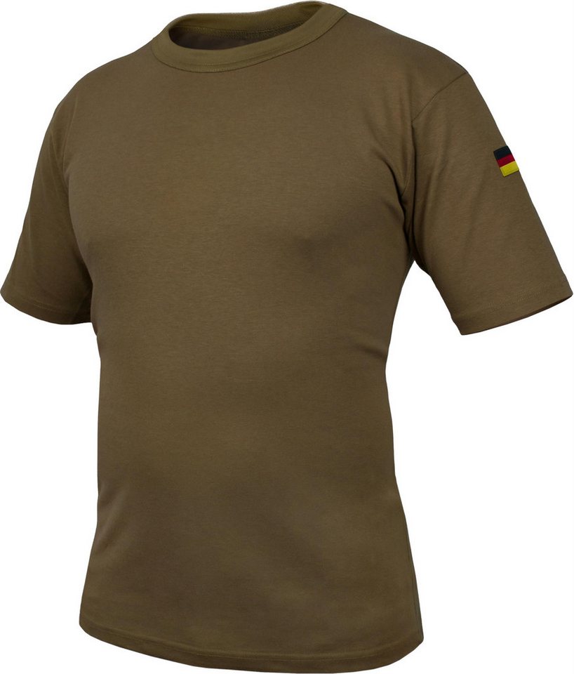 normani Funktionsshirt Herren Tactical T-Shirt „Macapá“ Bundeswehr Tropen BW Tropenhemd Unterhemd mit Deutschlandfahnen Kurzarm Tactical Shirt von normani