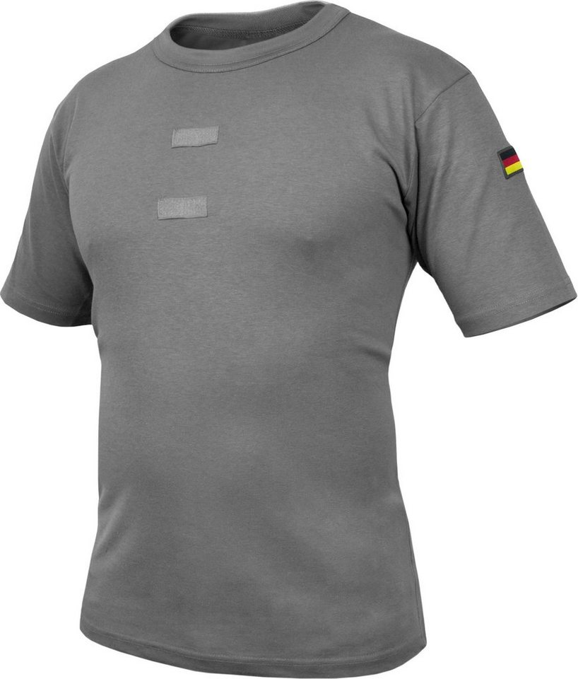 normani Funktionsshirt Herren Tactical T-Shirt Tropen Original BW Unterhemd nach TL Tropenhemd T-Shirt mit Deutschlandfahnen und Klettstreifen von normani