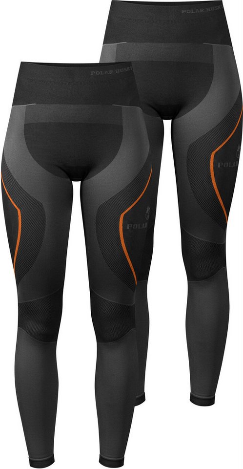 normani Funktionsunterhemd 2 x Thermounterhose Lange Skiunterwäsche für Damen Thermohose für Frauen von normani