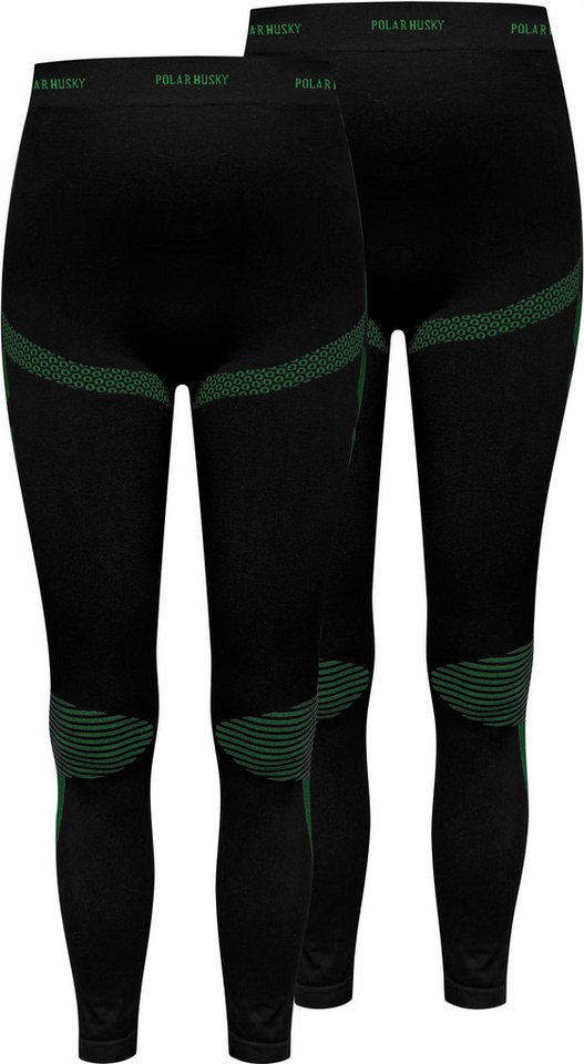 normani Funktionsunterhose 2 x Thermounterhose Lange Skiunterwäsche für Damen Thermohose für Frauen von normani