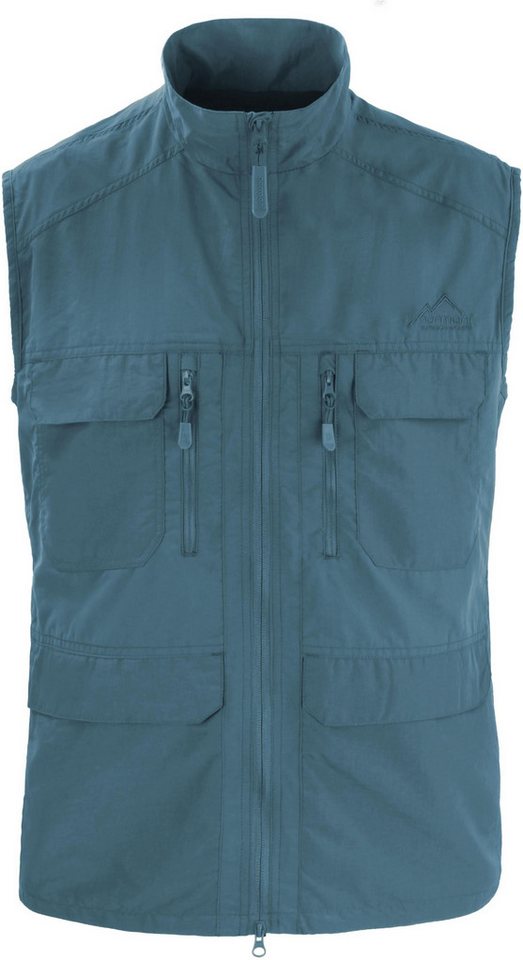normani Funktionsweste Herren Outdoor Weste Deer leichte Sommerweste mit Sonnenschutzfaktor 50+ - Insgesamt 10 Taschen von normani