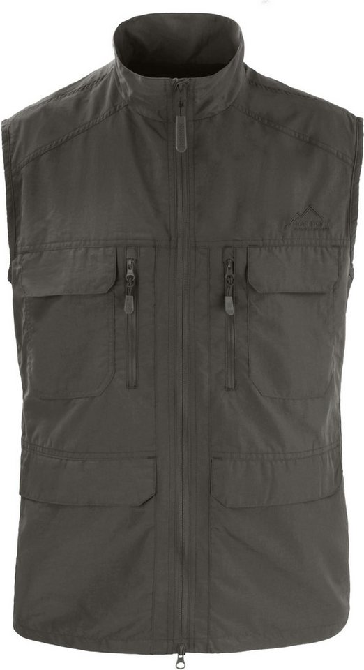 normani Funktionsweste Herren Outdoor Weste Deer leichte Sommerweste mit Sonnenschutzfaktor 50+ - Insgesamt 10 Taschen von normani