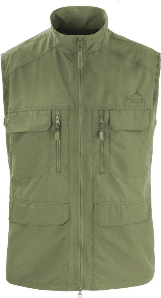 normani Funktionsweste Herren Outdoor Weste Deer leichte Sommerweste mit Sonnenschutzfaktor 50+ - Insgesamt 10 Taschen von normani