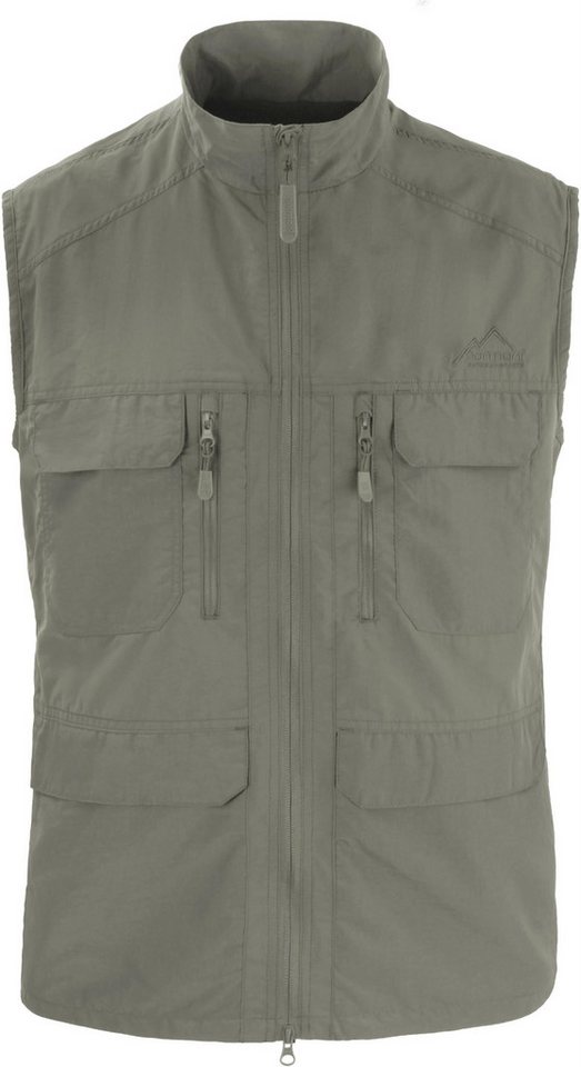 normani Funktionsweste Herren Outdoor Weste Deer leichte Sommerweste mit Sonnenschutzfaktor 50+ - Insgesamt 10 Taschen von normani