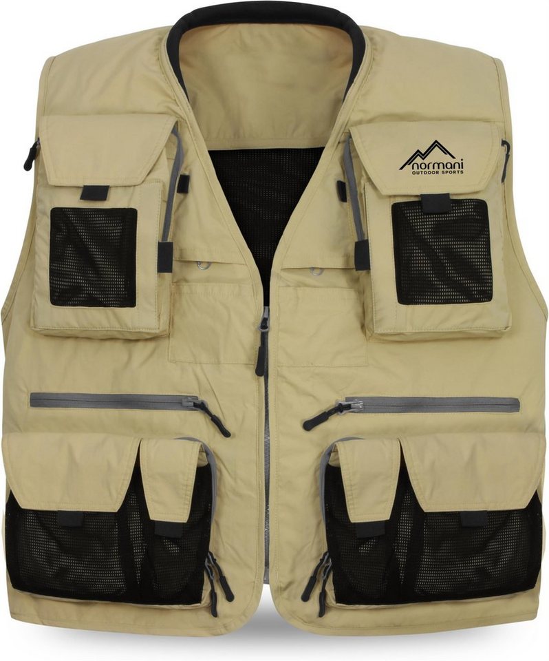 normani Funktionsweste Herren Outdoor-Weste Kajikia Ultraleichte Angelweste Fischerweste Multifunktionsweste Jagdweste von normani