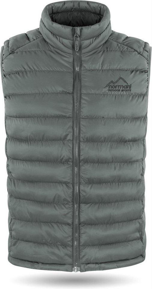 normani Steppweste Herren Weste Turku Wattierte Outdoor Steppweste Winddicher Midlayer mit Stehkragen von normani