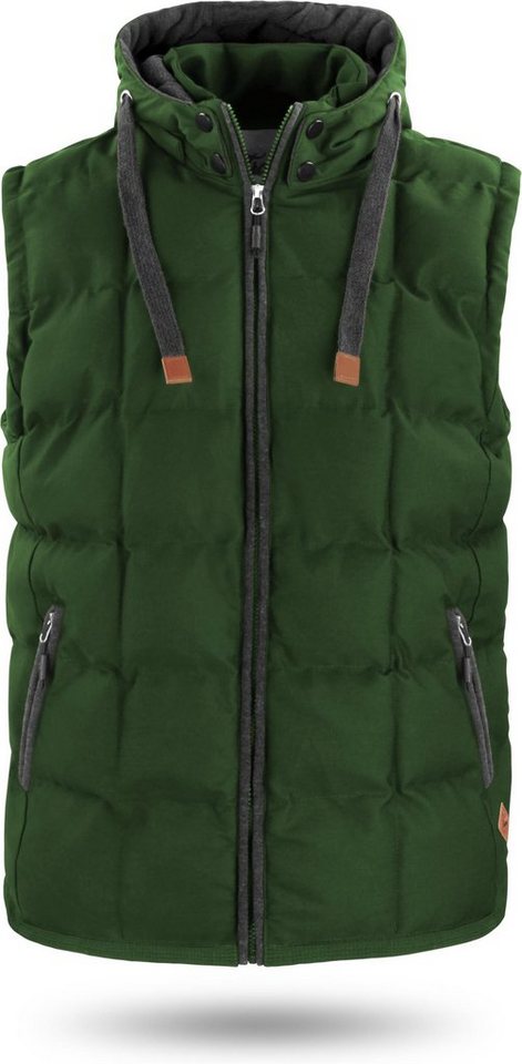 normani Steppweste Herren Winter-Steppweste Tropez Wattierte Winterweste – winddichte Outdoor Weste mit Kapuze normani Steppweste Herren Winter-Steppweste Tropez Wattierte Winterweste – winddichte Outdoor Weste mit Kapuze von normani