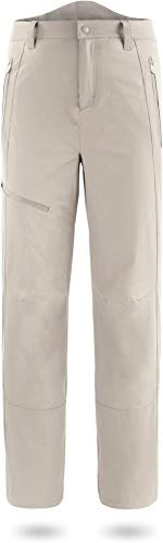 normani Herren Fleecehose Winter Softshellhose wattierte, Wind- und wasserdichte Skihose Trekkinghose Farbe Khaki Größe XL/54 von normani