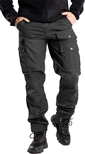 normani Herren Outdoorhose Trekkinghose Pants Funktionshose mit Wachsbeschichtung für Outdoor-Aktivitäten Farbe Anthrazit Größe XXL von normani