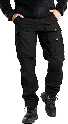 normani Herren Outdoorhose Trekkinghose Pants Funktionshose mit Wachsbeschichtung für Outdoor-Aktivitäten Farbe Schwarz Größe XXL von normani